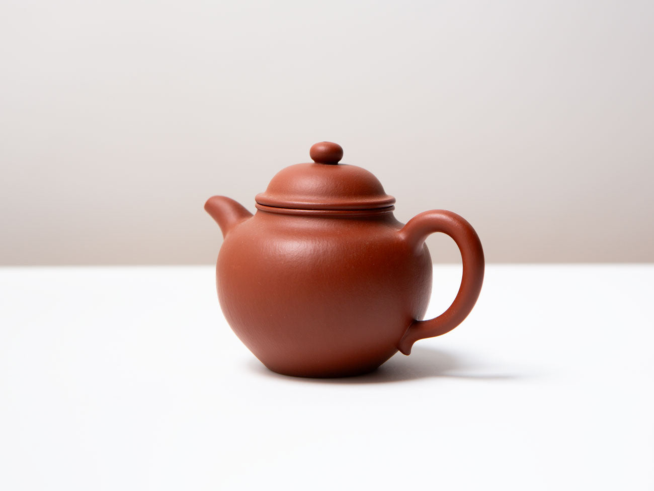 Globe. Zisha teapot in Zhuni Clay. Fully hand-built.