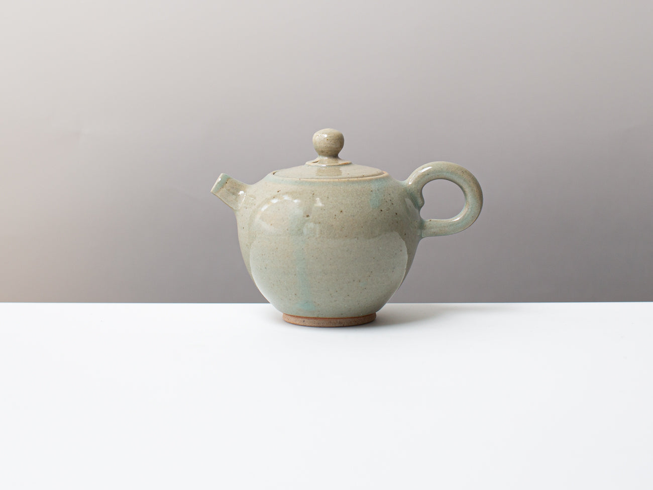 Heart Celadon teapot. Zhang Yun Cheng.