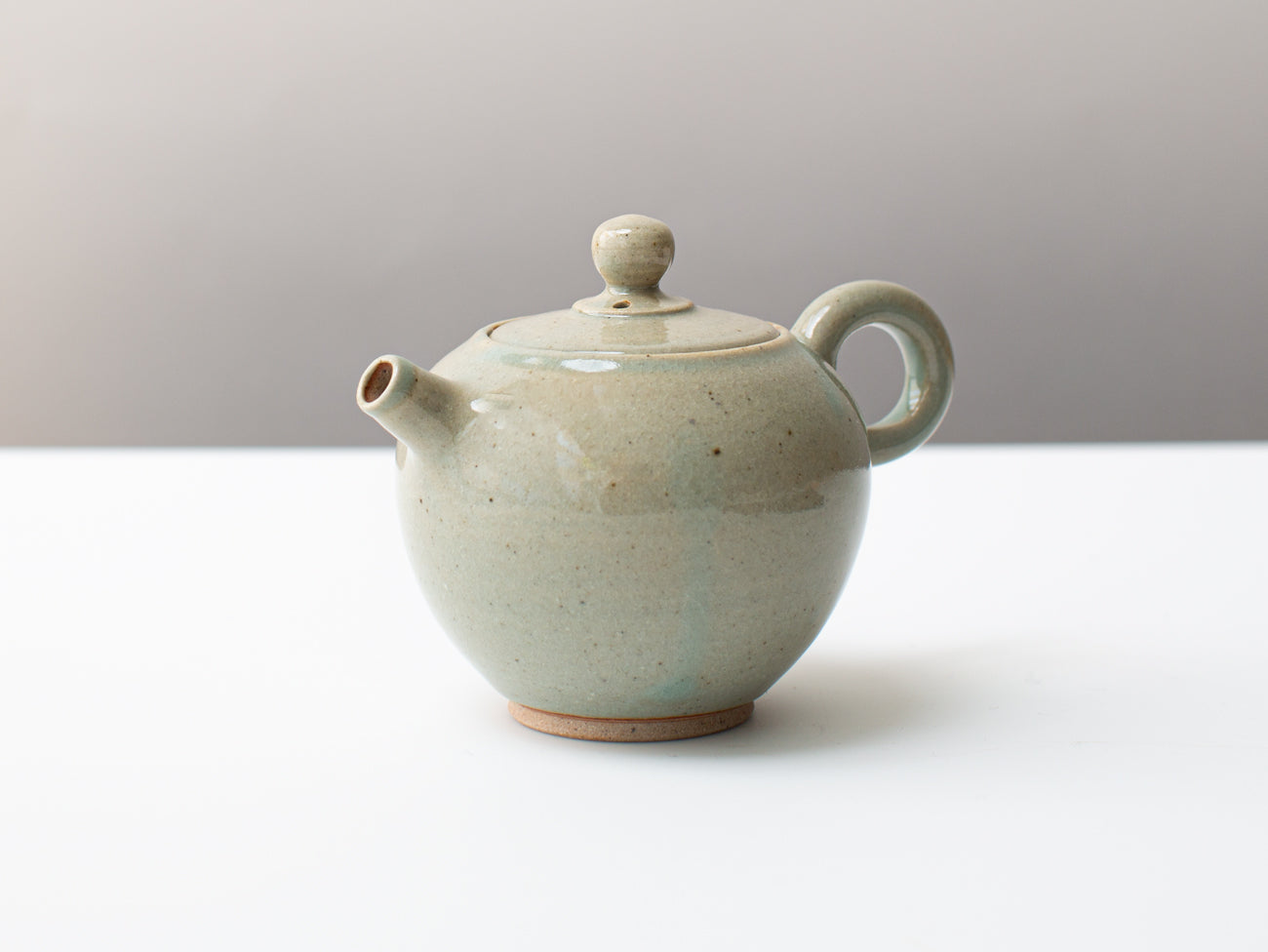 Heart Celadon teapot. Zhang Yun Cheng.