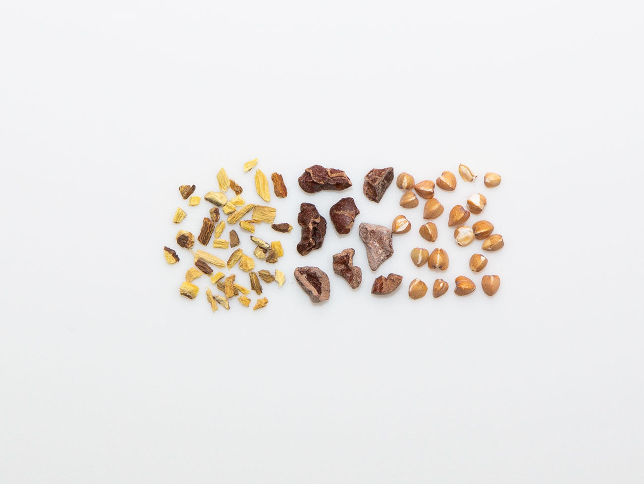 Soba: A box of non-caffeinated botanicals in beautiful blue.