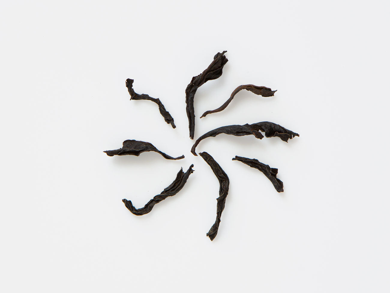 Aged Shuixian Red, dried leaf.