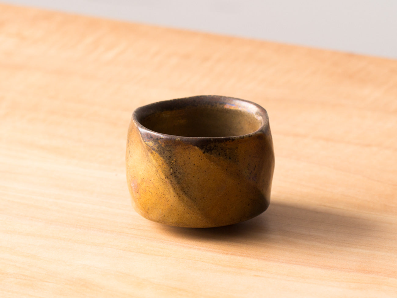 A Pair of Small Facet Cups