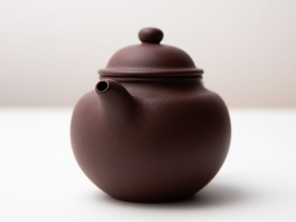 Globe. Zisha teapot in Aged Zini Clay. Fully hand-built.