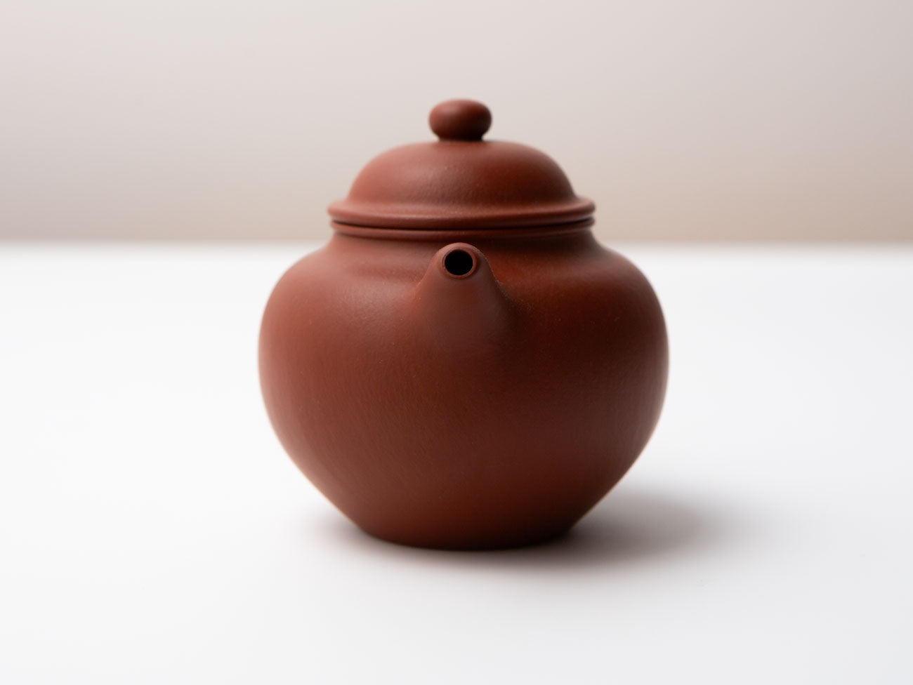 Globe. Zisha teapot in Zhuni Clay. Fully hand-built.