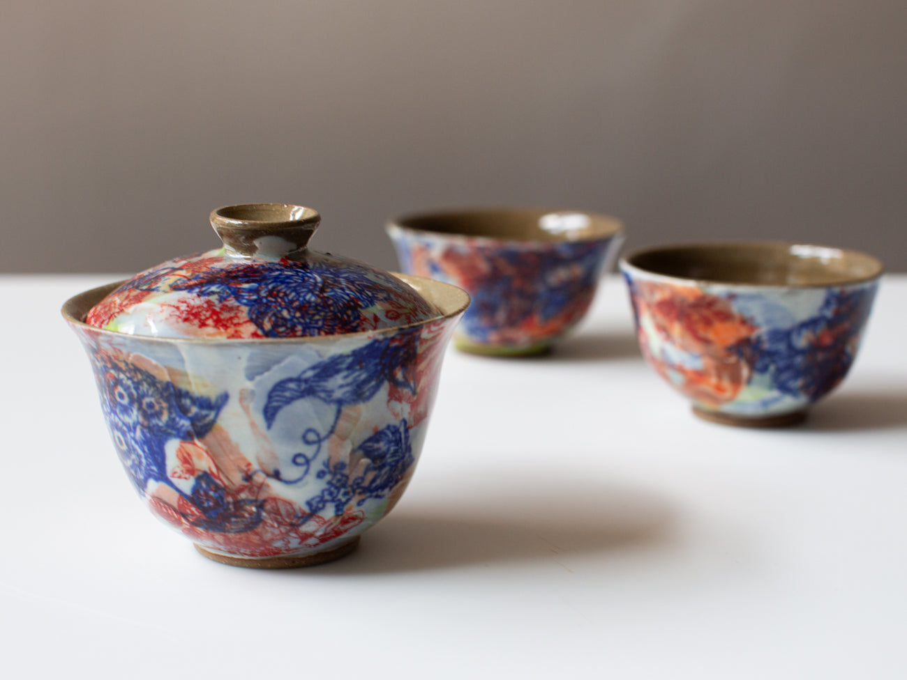 Erin's Layered Gaiwan, handmade ceramics