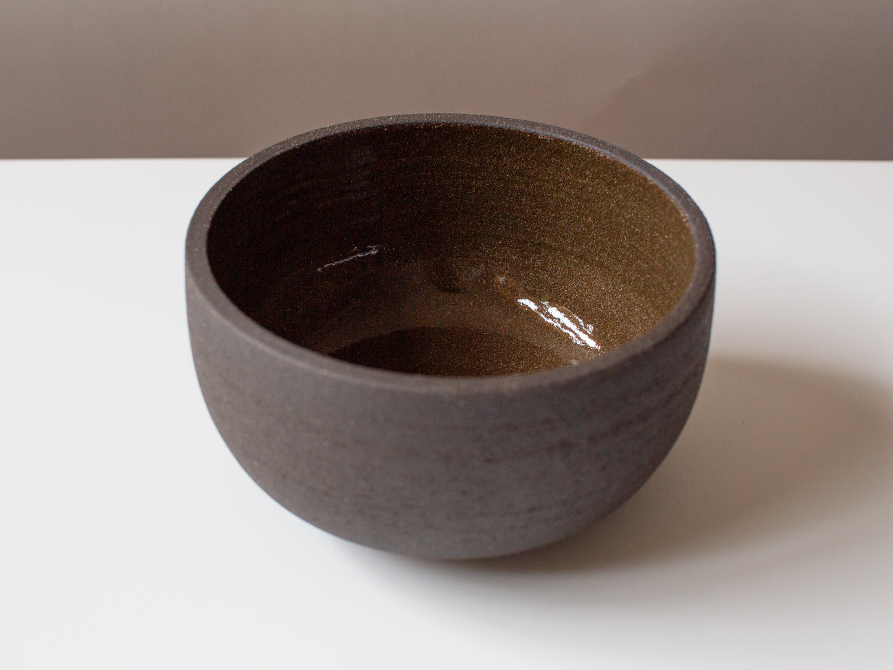 Bigger than an Udon Bowl Bowl, Charcoal Brown