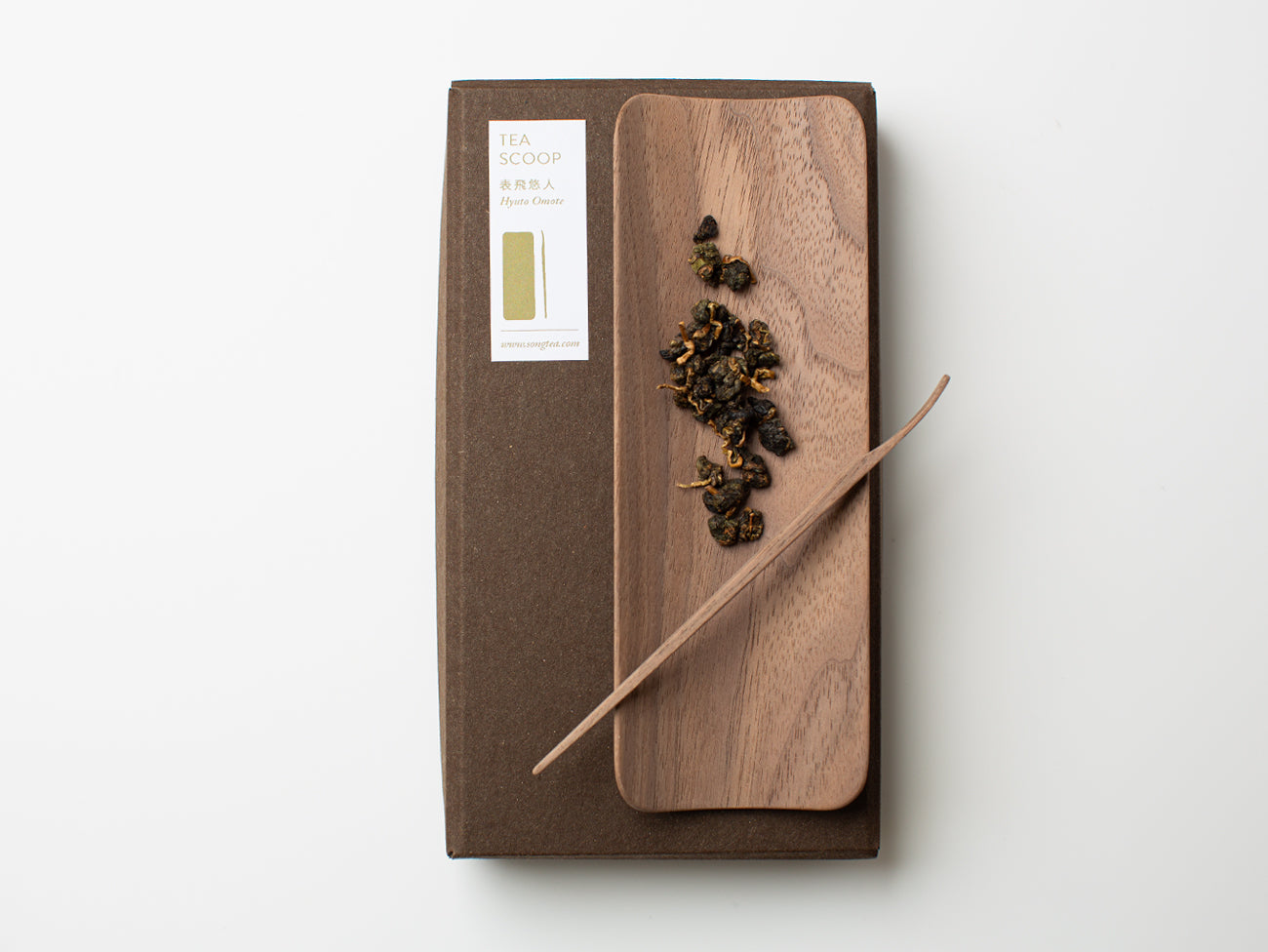 Black Walnut Tea Scoop Set
