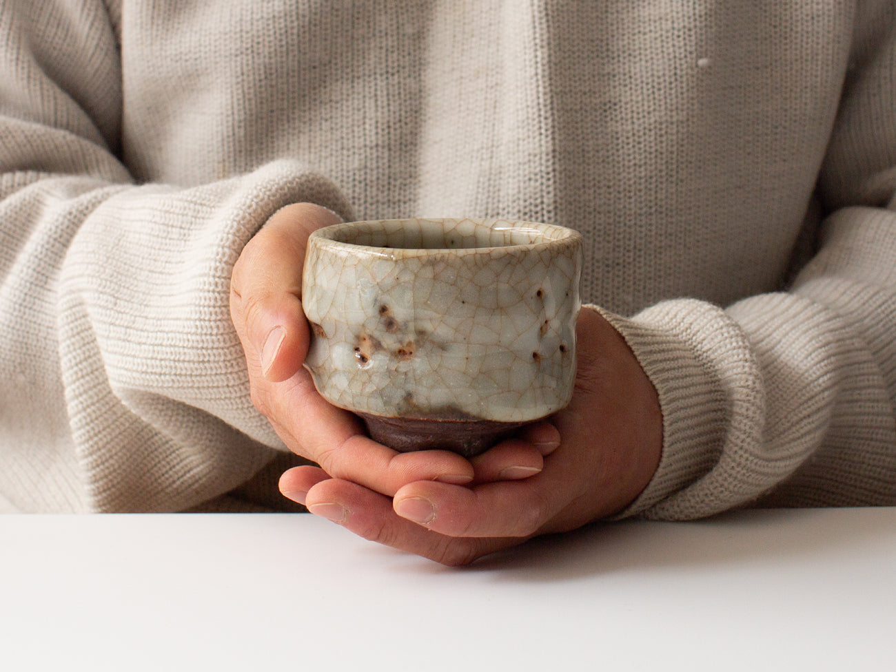 Qing Hua wood-fired teabowl. Song Jin.