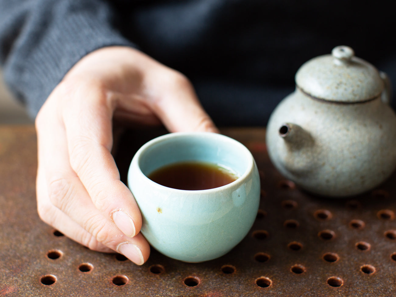 Song Studio Cups in Celadon