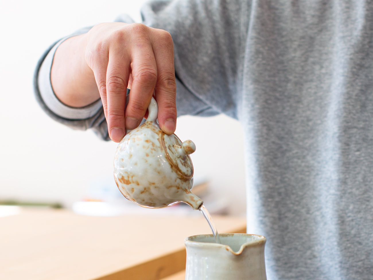 Teapot with Beeswax Accent, Variation 1