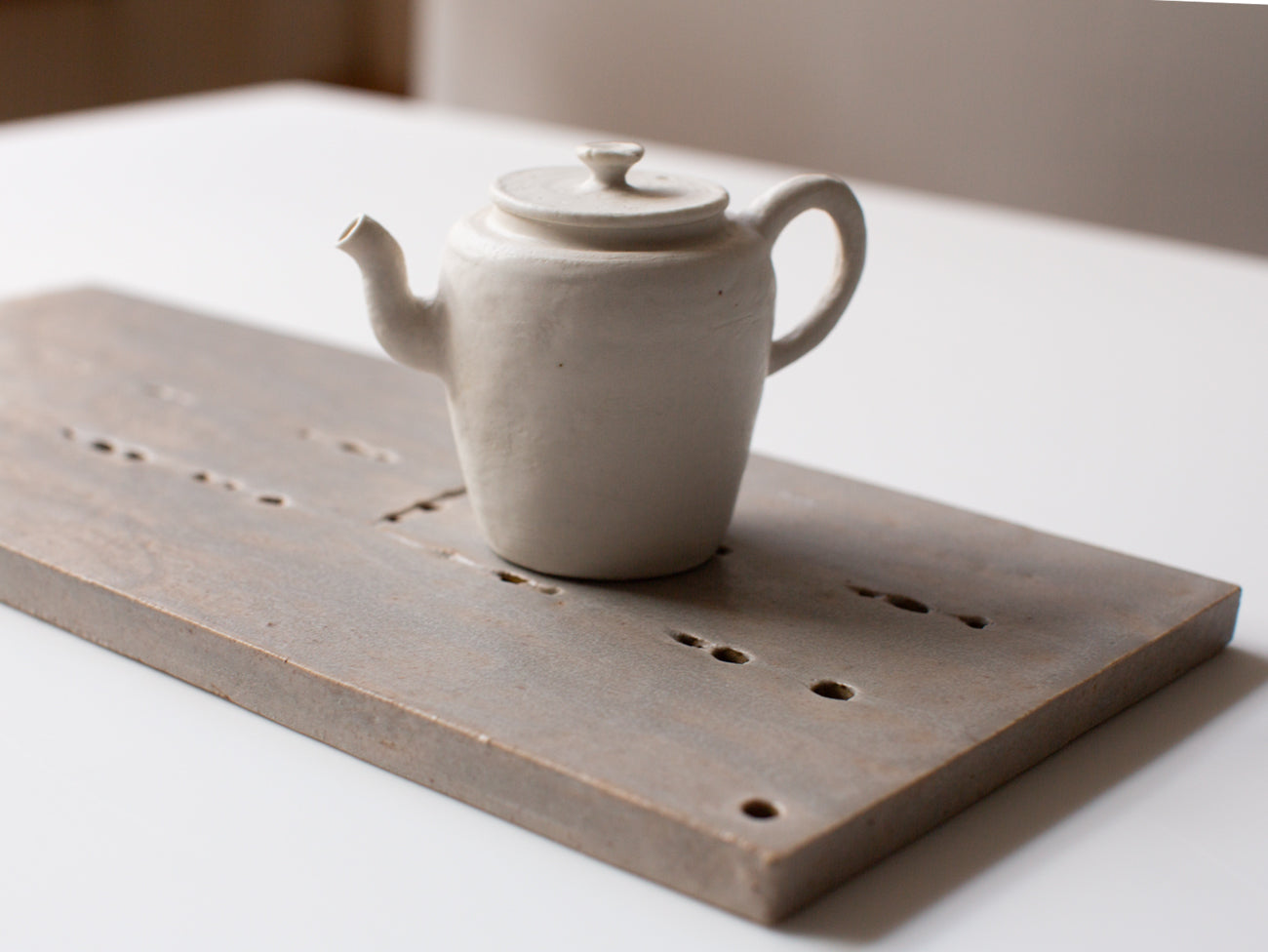 Daily Practice Tray for Gongfu Cha. Wang Wen De.