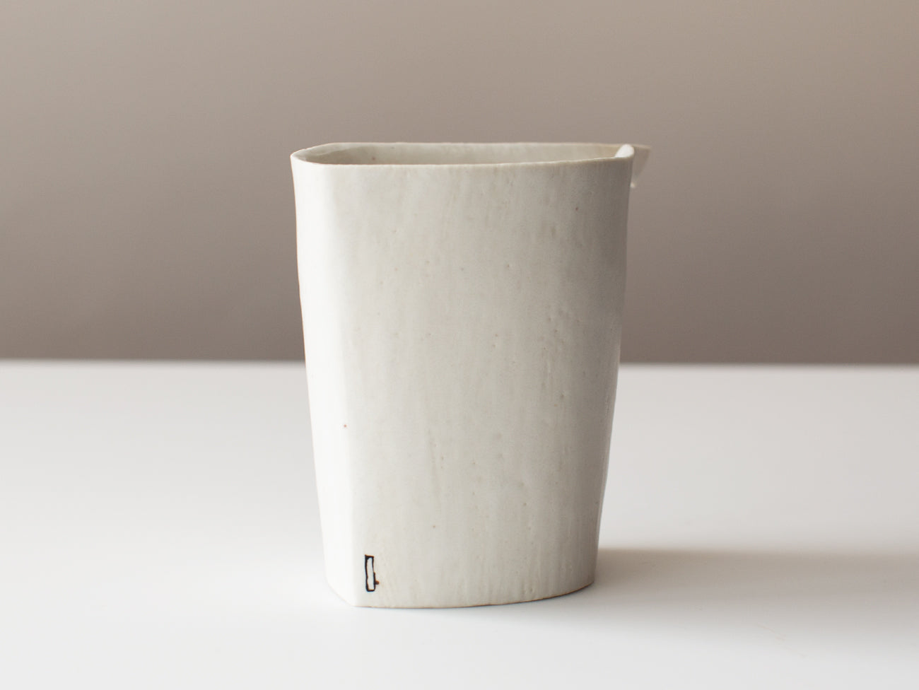 Double Walled Server, White