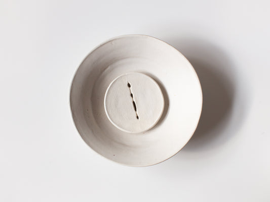 Single Pot Round Tea Tray for Gongfu Cha. Wang Wen De.