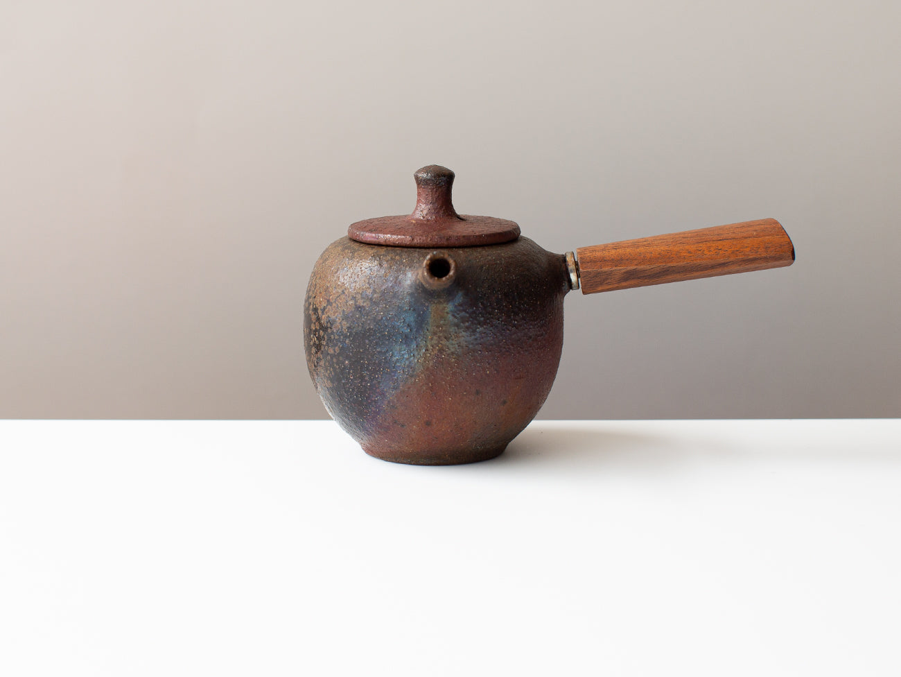 Fire Walnut Wood-fired Teapot.