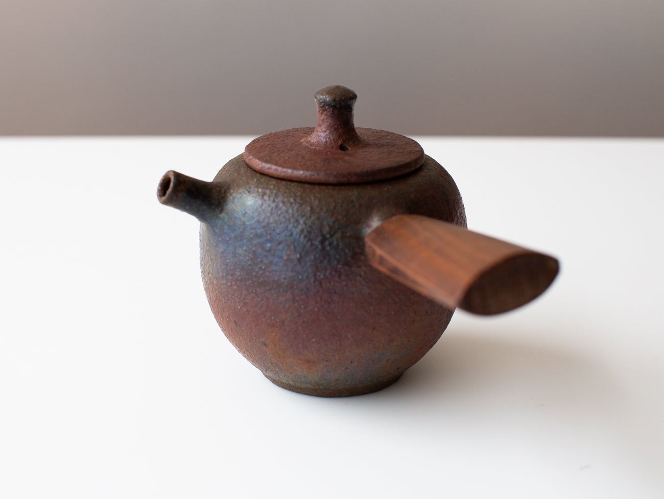 Fire Walnut Wood-fired Teapot.