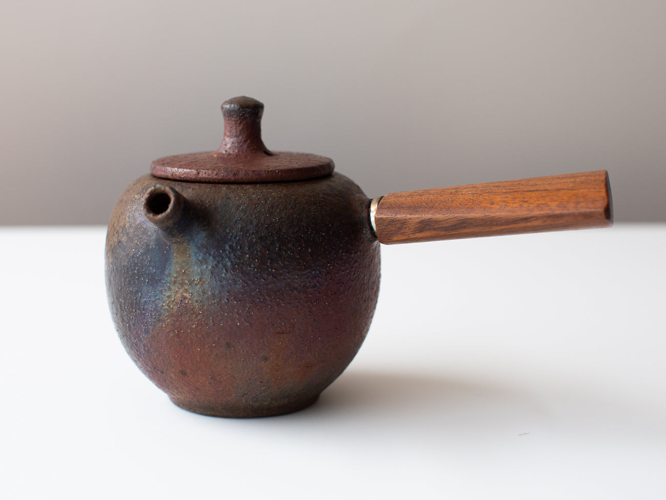 Fire Walnut Wood-fired Teapot.