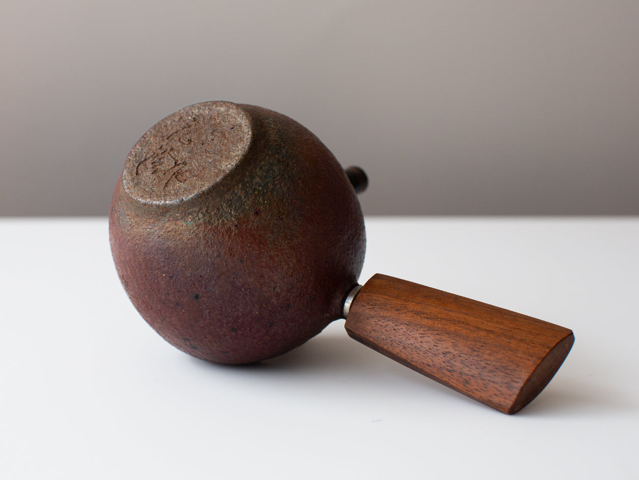 Fire Walnut Wood-fired Teapot.