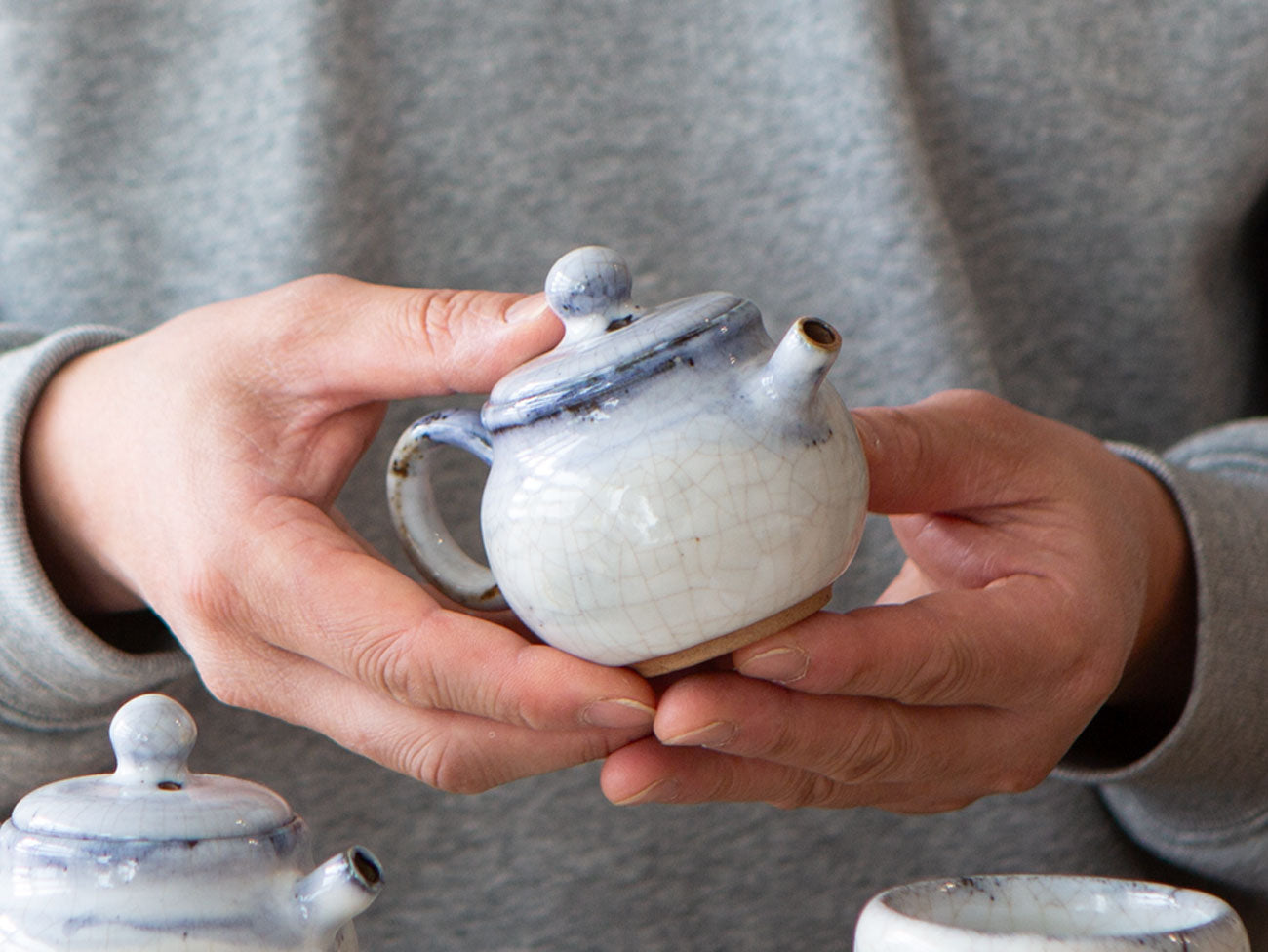 Cobalt Teapot, Variation 1