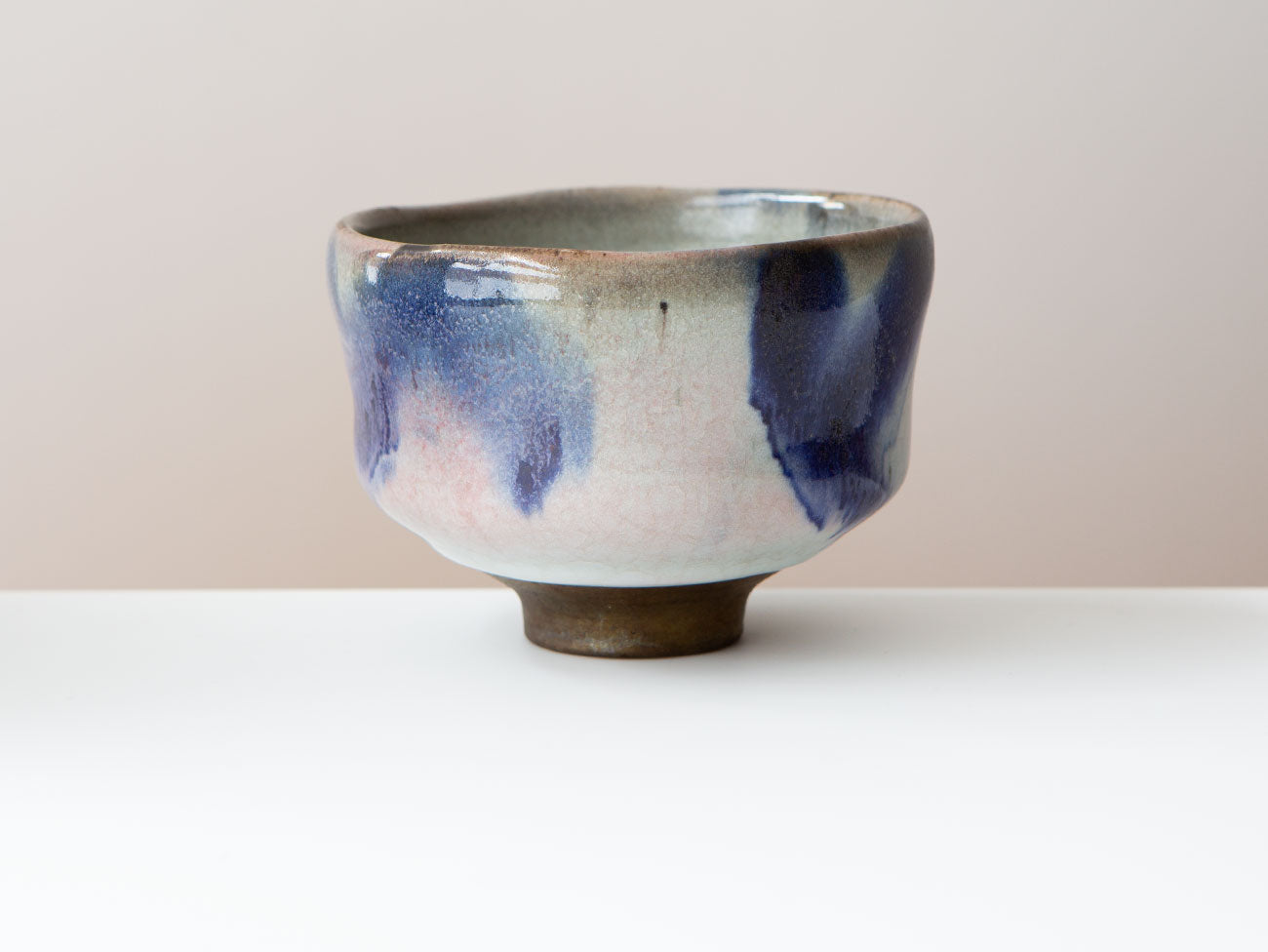 Kind of Blue wood-fired teabowl.