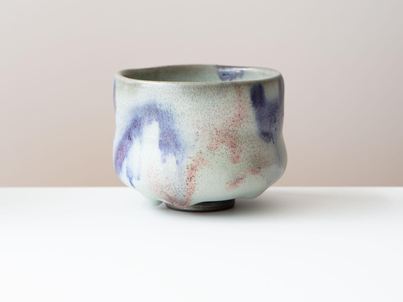 Cobalt wood-fired teabowl.