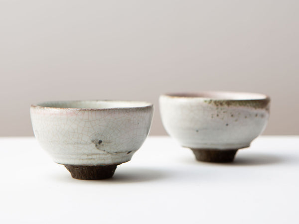 A Pair of Snow Cups, 5 day wood-fired. Liao Guo Hua.