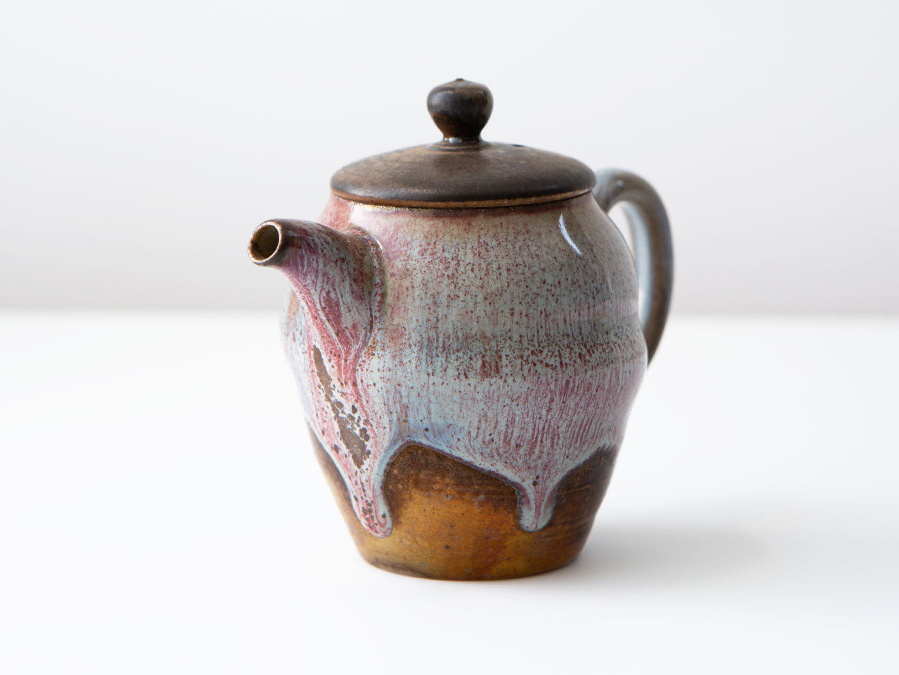 Amarena. Wood-fired glazed tea pot. Liao Guo Hua.