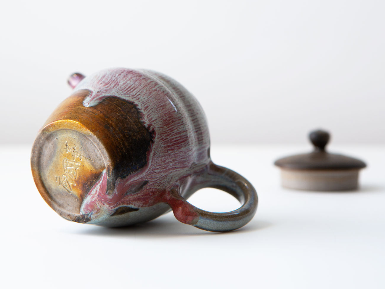 Amarena. Wood-fired glazed tea pot. Liao Guo Hua.