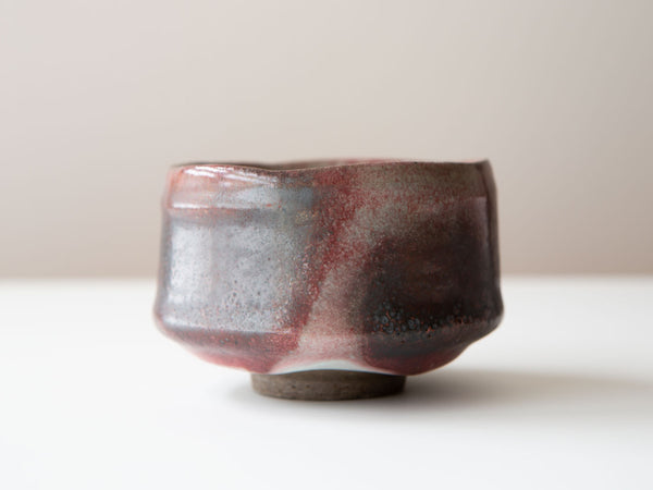 Rose wood-fired teabowl.