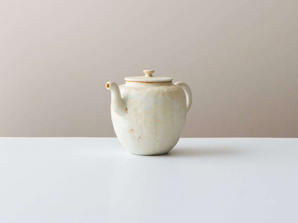 Mini Teapot, White Hachiya