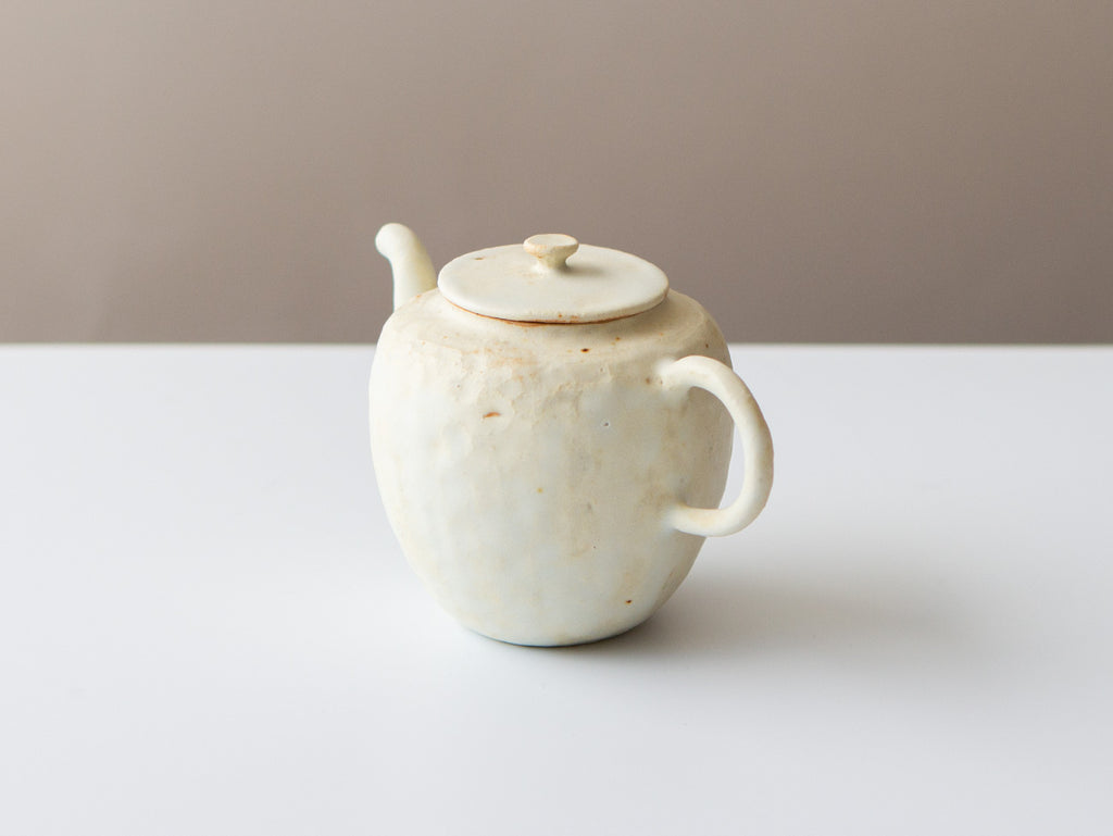 Mini Teapot, White Hachiya – Song Tea & Ceramics