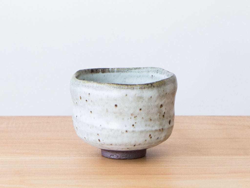 Matcha Tea Bowl - Handmade Ceramic. Rust Glaze.