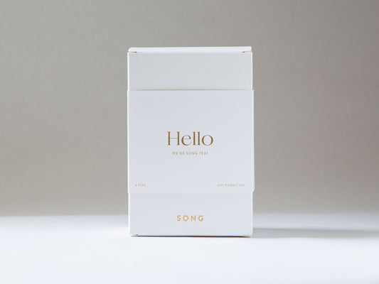 A simple Hello box of introductory teas. It's nice to met you!