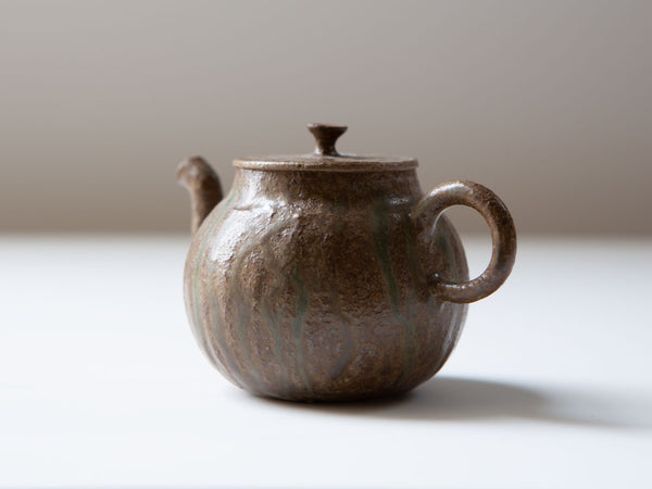 Pear Ash Teapot, Wang Wen De.