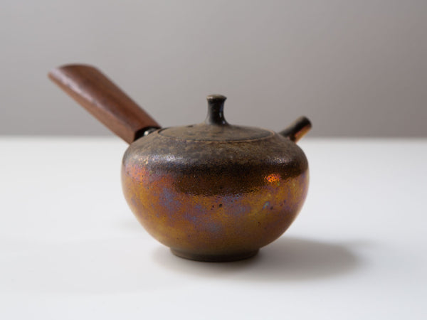 Wood-fired kyusu teapot.