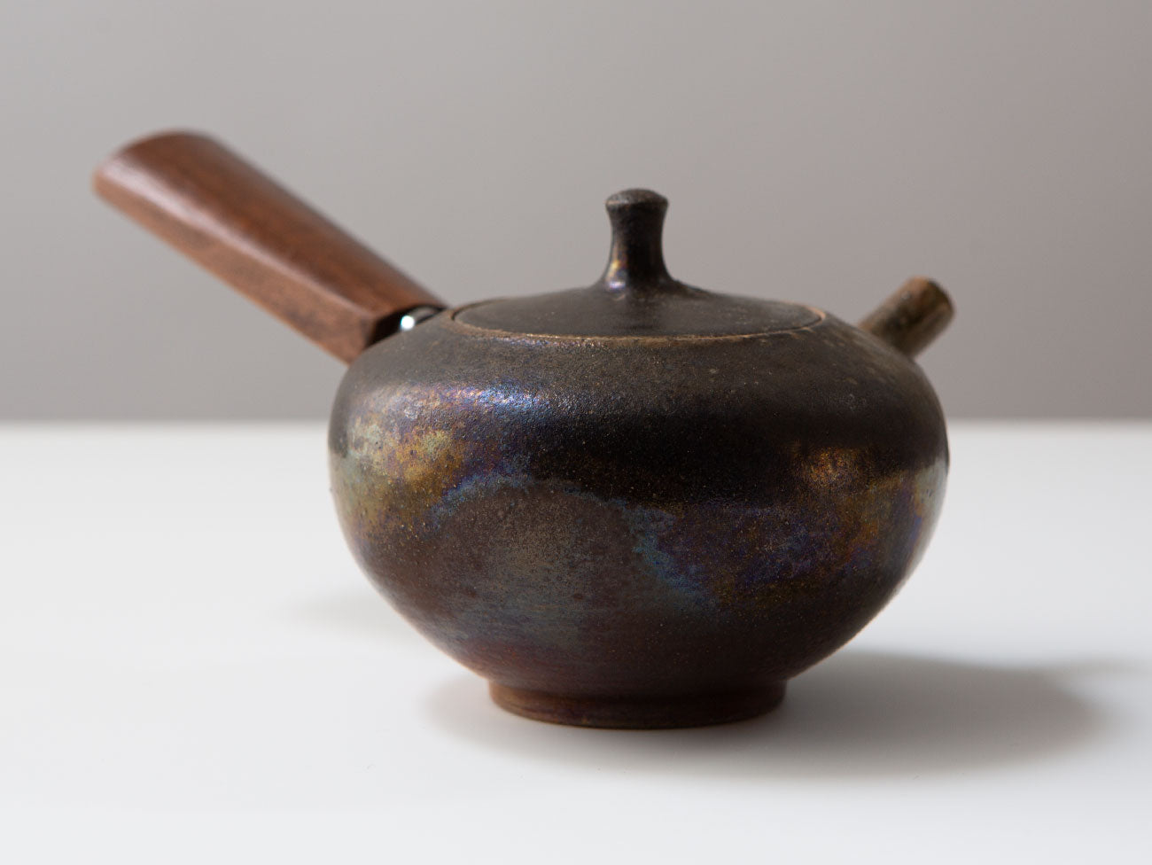Wood-fired kyusu teapot.