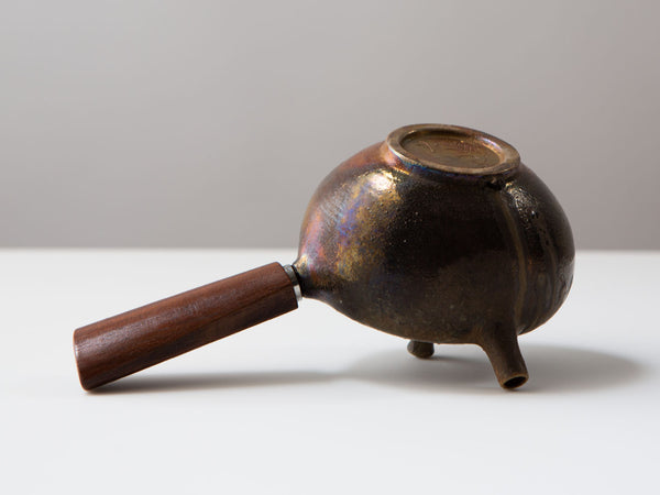 Wood-fired kyusu teapot.