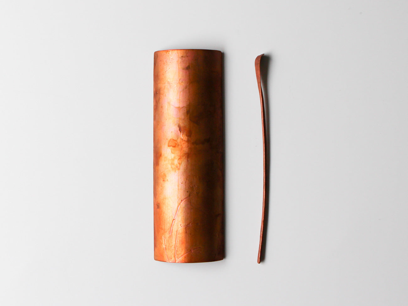 Copper Tea Utensils, Wildflower