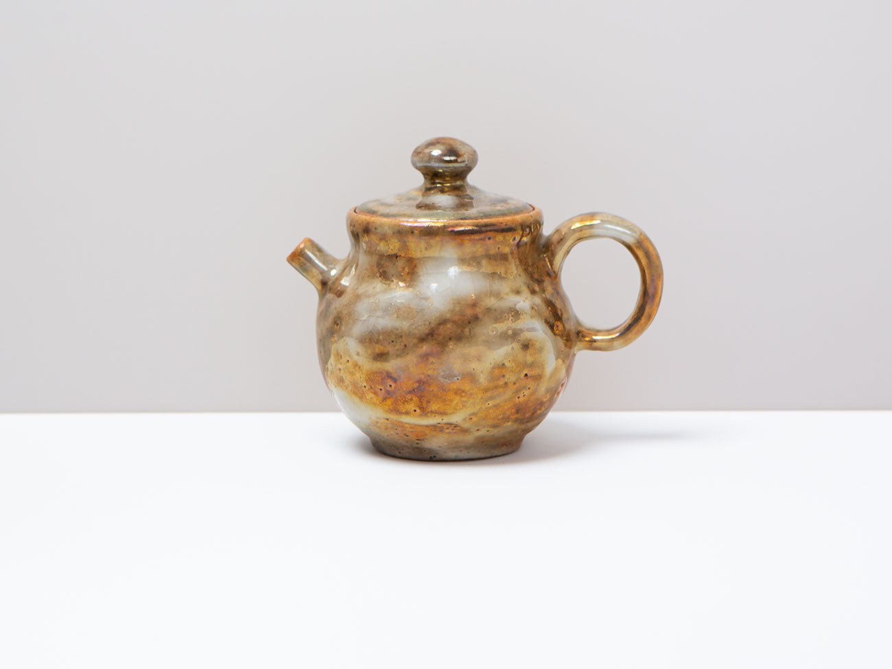 Shino Gold Wood-fired Teapot, Zhang Yun Cheng