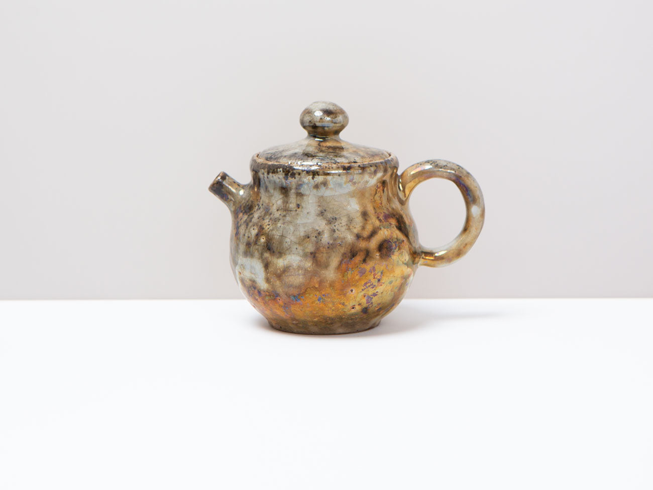 Shino Gold Wood-fired Teapot, Zhang Yun Cheng