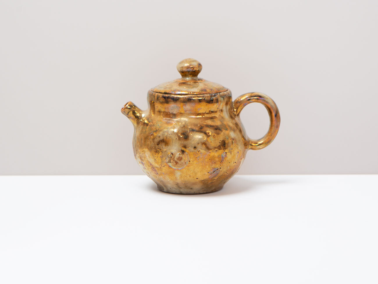 Shino Gold Wood-fired Teapot, Zhang Yun Cheng