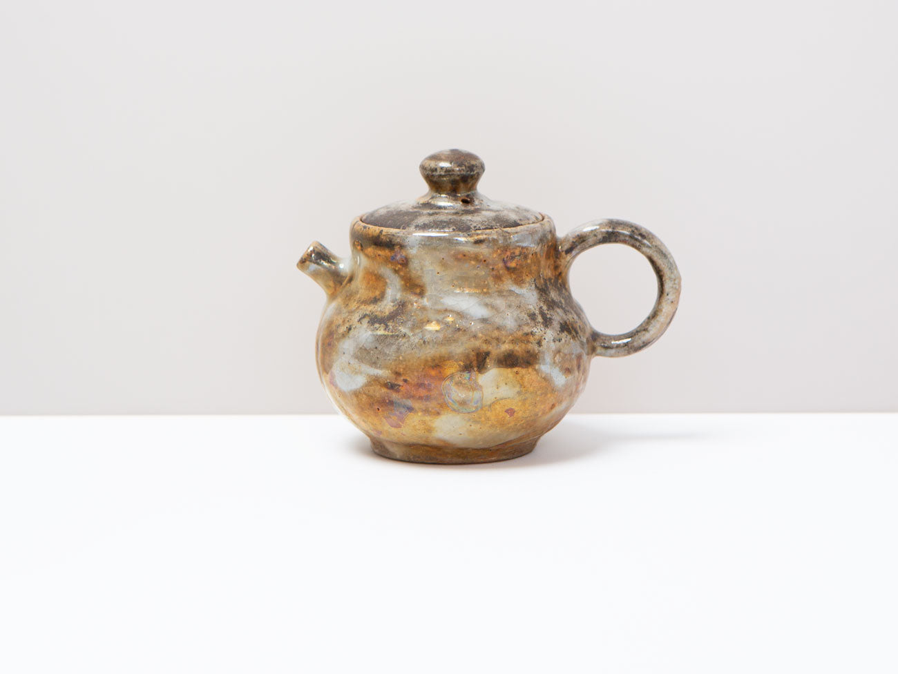 Shino Gold Wood-fired Teapot, Zhang Yun Cheng