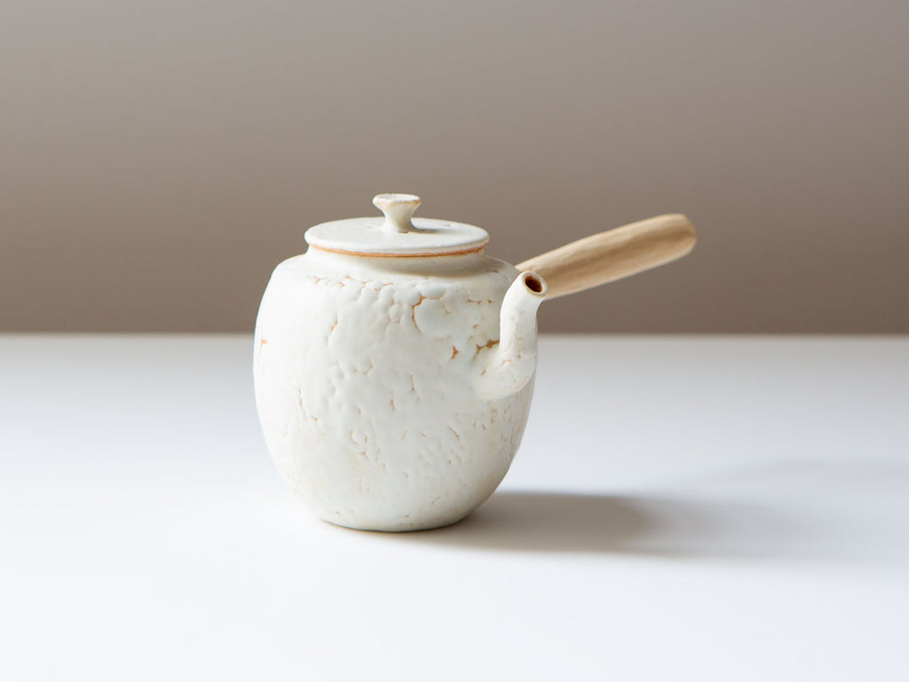 Mini Teapot, White Hachiya – Song Tea & Ceramics